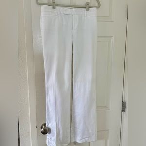 Gap White Modern Boot Pants